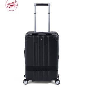 MONT BLANC Black 22in Trolley Cabin Compact Carry-on Spinner